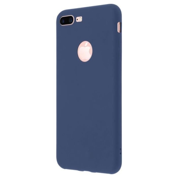 Forcell iPhone 7 Plus/iPhone 8 Plus Case Soft Touch silikonikotelo - Keskiyönsininen