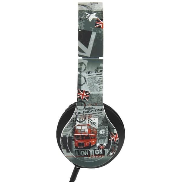 Headset - AKASHI - London - Audio med mikrofon - Foldbart bøjle - Håndfri