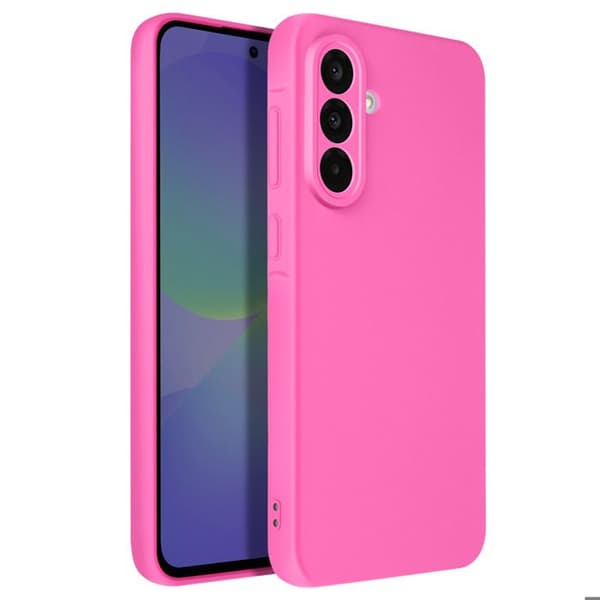 Coque Soft-Touch til Galaxy A37 i Semi-hård Antiskrid Silikone Fuchsia Ros