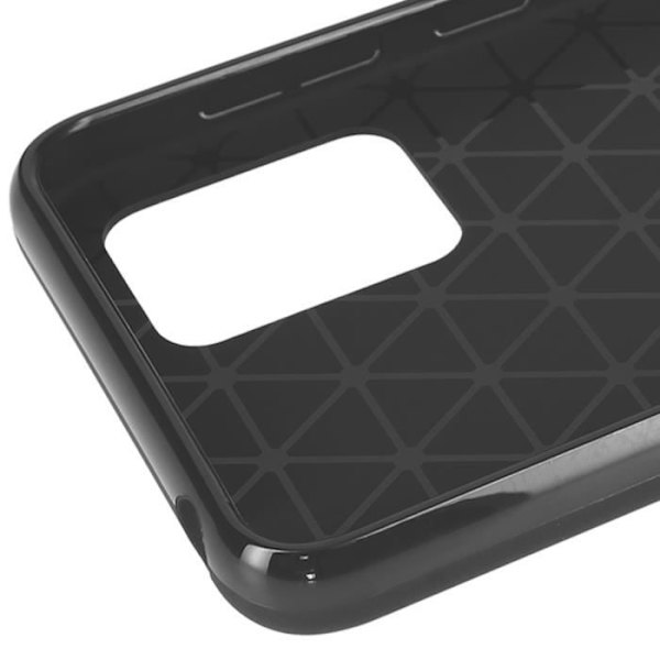 Skyddande skal - Motorola - Moto G13, G23 - Flexibelt silikon - Halkskydd - Ruggat Svart