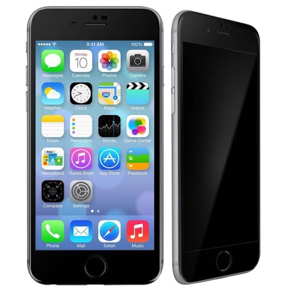 Näyttökalvo - AVIZAR - iPhone 7 Plus ja 8 Plus - Karkaistu lasi - Vakoilunesto - Erittäin ohut Svart