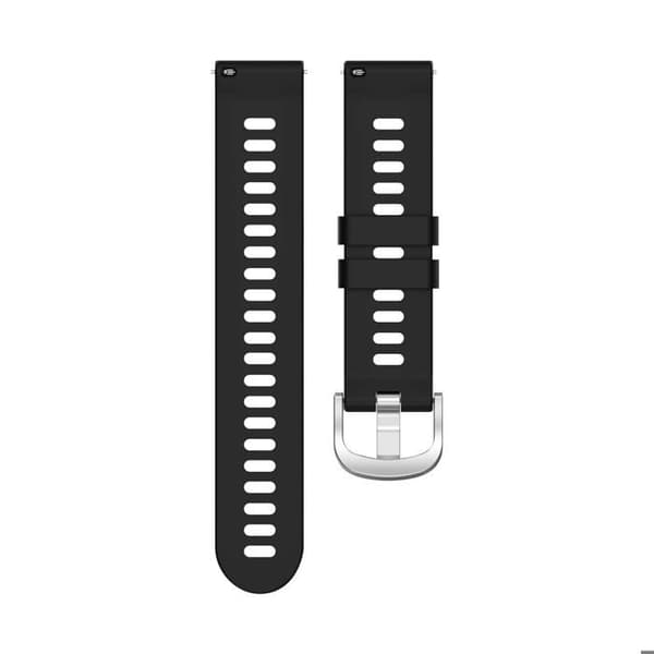 Rem til Samsung Galaxy Watch Active 2 40mm Textured Silicone Sort Svart