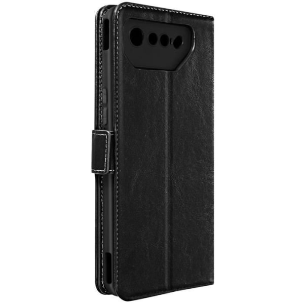 Asus Rog Phone 7 Black Leather Flip Case