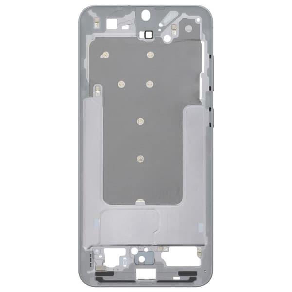 Originalt Centralt Chassi för Galaxy S25 Plus, Exakt och Säker Passform, Samsung Silver Grå
