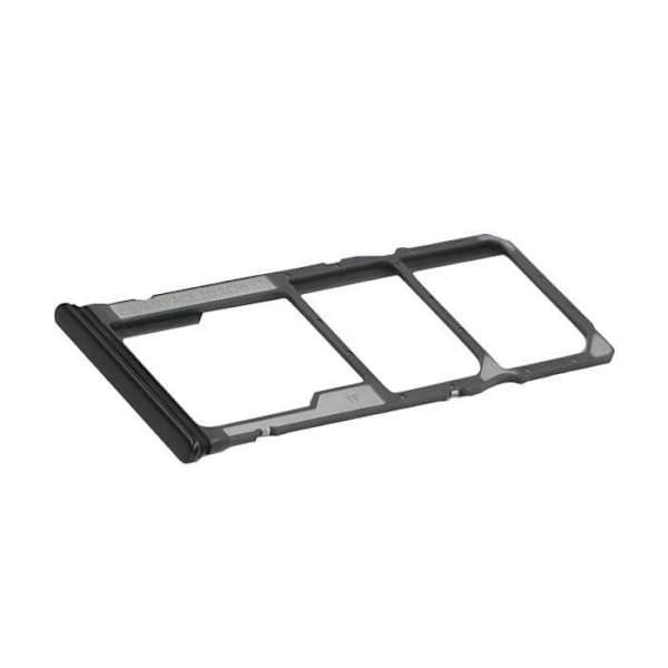 SIM-kortbakke til Xiaomi Redmi A3 Dual Nano SIM + micro-SD Sort Svart
