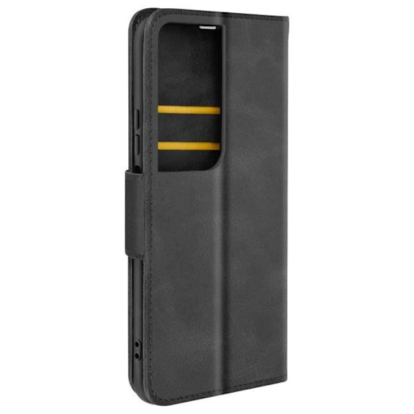Fodral för Honor 90 Smart Flip Wallet Support Handledsrem Svart Svart