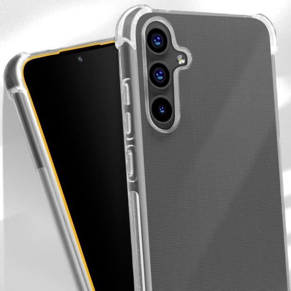 Cover - ANBEFALE - Galaxy A54 5G - Silikone Gel - Stødabsorberende - Gennemsigtig Transparent