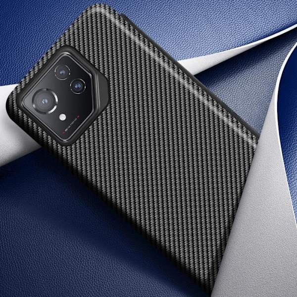 Kotelo Asus ROG Phone 8 5G:lle ja 8 Pro 5G:lle - AVIZAR - Hiilikuitu - Korttiteline Svart