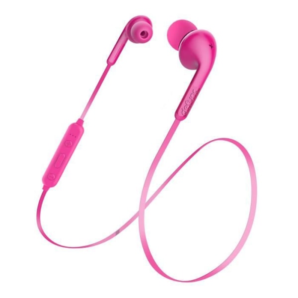 Bluetooth-hörlurar - Defunc - Nackband - HD-mikrofon - Sweat-resistent - Rosa Rosa