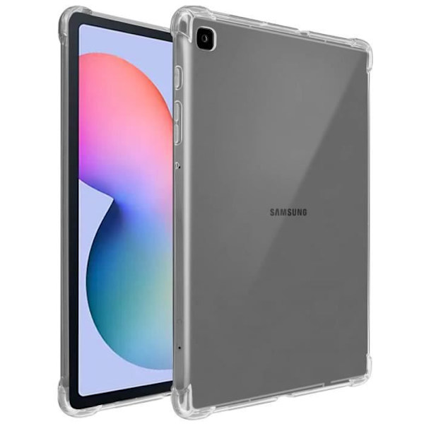 Coque - AVIZAR - Galaxy Tab S6 Lite - Silikon Flexibel - Transparent - Skydd för mynt Transparent