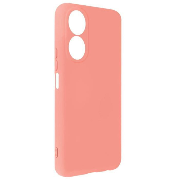 Skyddshölje AVIZAR för Honor X7 - Halvstyv silikon - Ljusrosa - Soft-touch finish Ljusrosa