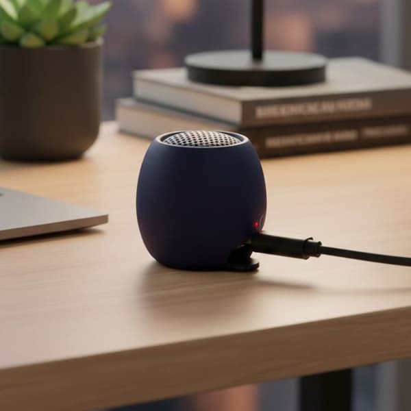Mini Trådlig Högtalare TWS Bluetooth Collection Zero Ocean Vattentät IPX6 Boompods Marinblå Blå