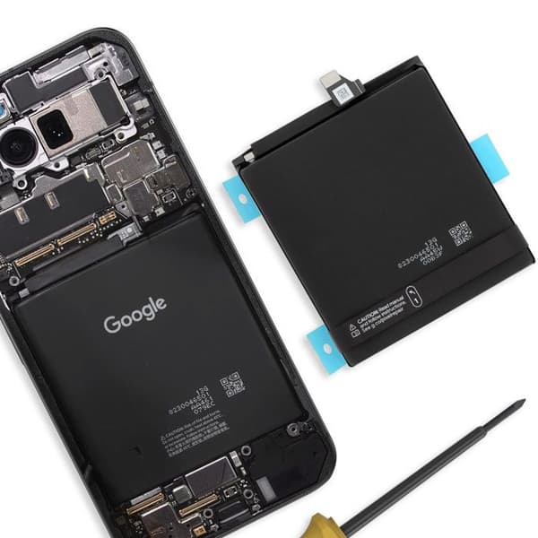Erstatningsbatteri til Google Pixel 9 Pro XL Kapacitet 5060mAh Model GH2MB Sort Svart