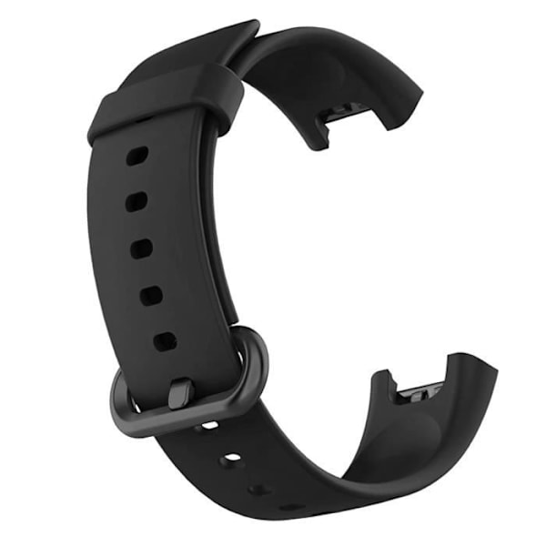 Armbånd til Xiaomi Mi Watch Lite / Redmi Watch - AVIZAR - Blød silikone - Sort Svart