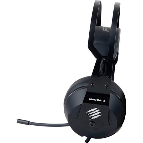 MadCatz F.R.E.Q. Stereo Gaming Headset med ledning 2 med støjreduktion - Sort