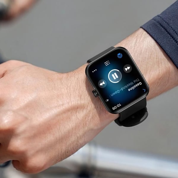 Connected Watch Sport og Sundhedsovervågning Vandtæt IP67 myPhone Watch CL Sort