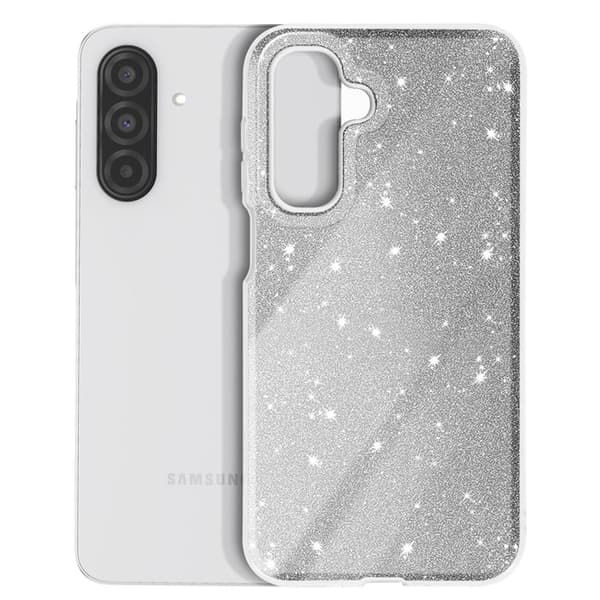 Coque - Samsung Galaxy A26 - Pailletter - Stötsäker - Glittrande Silver Grå