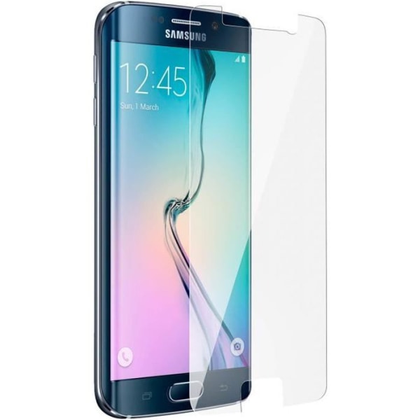 Skärmskydd i härdat glas till Samsung Galaxy S6 Edge - Genomskinlig