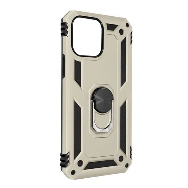 Coque iPhone 13 Mini - AVISERA - Antichock Hybride - Gul - Videostöd - Polykarbonat/Silikon Gul