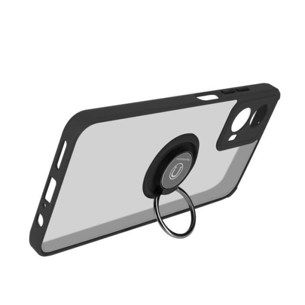 Taske til Motorola Moto G34 - AVIZAR - Video Support Ring Sort - Rigid - Syntetisk - Blandet Svart