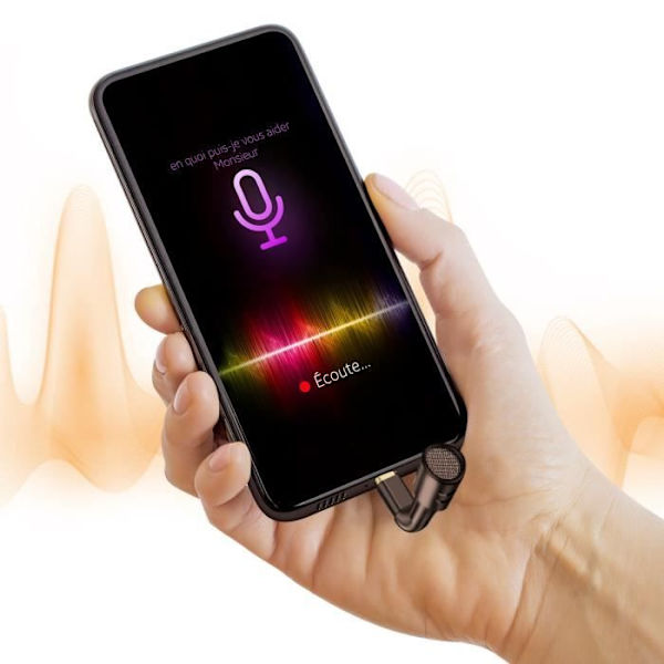 Mikrofoni USB-C Melunvaimennus Musta Mikrofoni