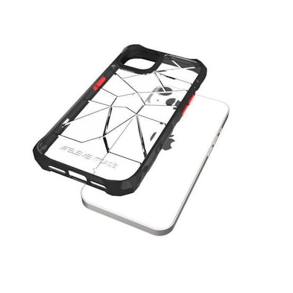 Element Case Special Ops X5 iPhone 14 Cover - Mil-Spec Drop Protection (Klar/Sort) Lys/Mørk