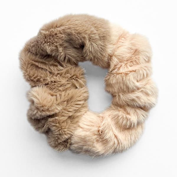 Chouchou - AVIZAR - Duo Cosy - Minky Fluffy - Brun Beige - Håraccessoar beige