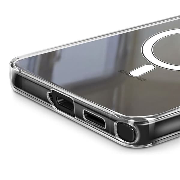MagSafe-cover til Samsung Galaxy S26 Ultra Essential Design Bimateriale Zanaé Transparent Vit
