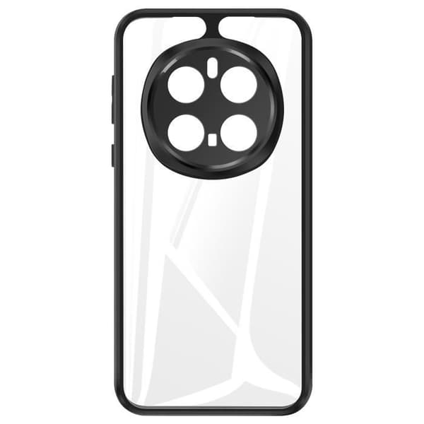 Cover til Honor Magic 7 Pro - Stødabsorberende Silikone - Dækket Kamerablok - Sort - Tynd Profil Svart
