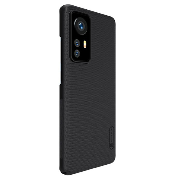 Kuori - NILLKIN - Super Frosted Shield - Xiaomi 12 / 12X - Musta - Liukumaton - Kova sort
