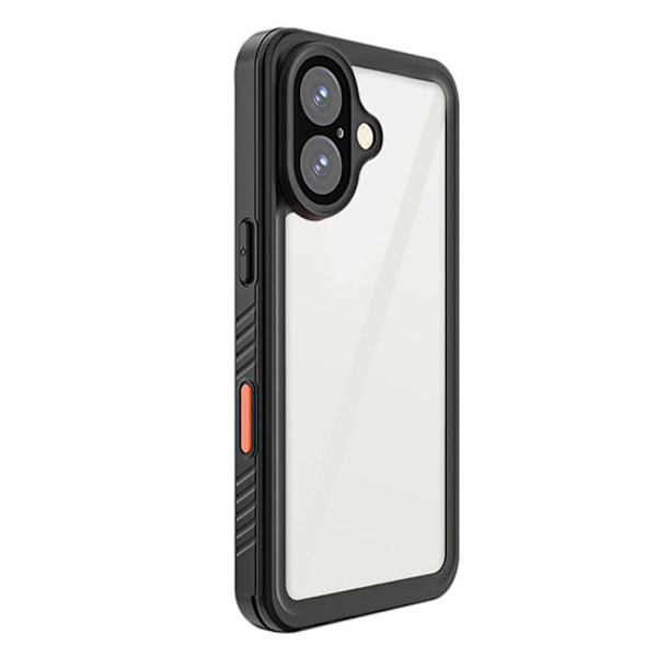 Coque 360° Framsidan Baksidan för iPhone 16 Plus IP68 Ultra Förstärkt Eiger Transparent Vit