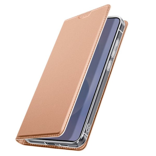 Etui för Samsung Galaxy S25 Edge Fällbar Videostöd Dux Ducis Roséguld Rosa