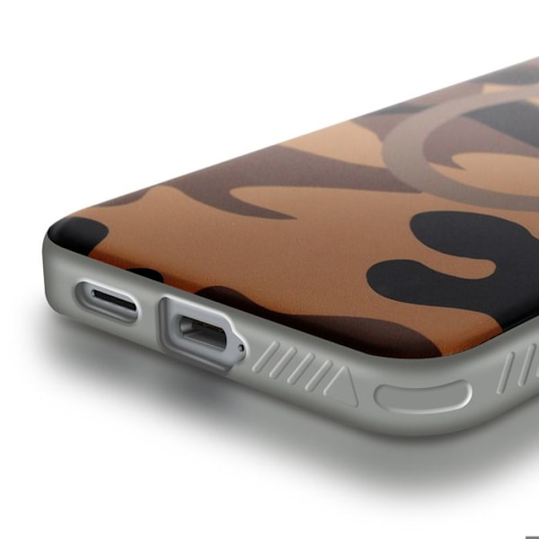 Coque MagSafe för Samsung Galaxy S25 F-Protect Forcell Kamouflage Öken Ökenkamouflage
