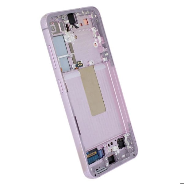 Officiell komplett skärm för Samsung S23 Plus Touch Glass och lavendelchassi Lila