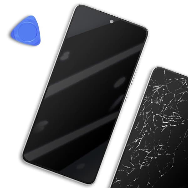 Helskärm - XIAOMI - Poco F7 Pro - AMOLED - Silver - Förmonterad Grå