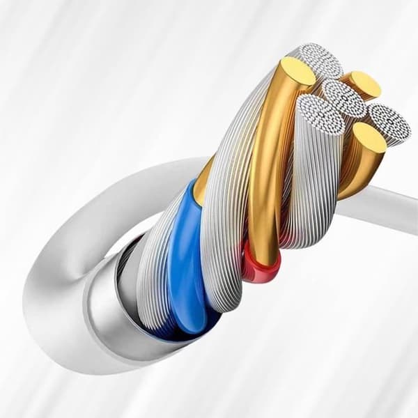 USB-A - USB-C - XIAOMI - 1m - 6A - Lataus ja synkronointi - Valkoinen Vit