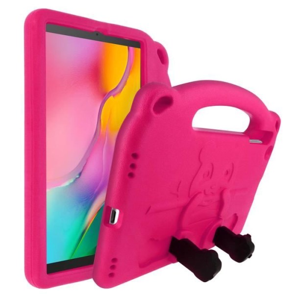 Galaxy Tab A 10.1 2019 Child Panda EVA Foam Shockproof Fodral Video Support Rosa