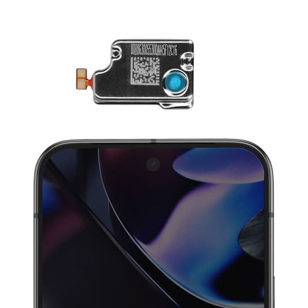 Intern højttaler til Google Pixel 9, 9 Pro og 9 Pro XL Sort Svart