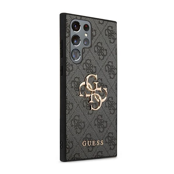 Guess 4G Big Metal Logo - Fodral till Samsung Galaxy S23 Ultra (grå)