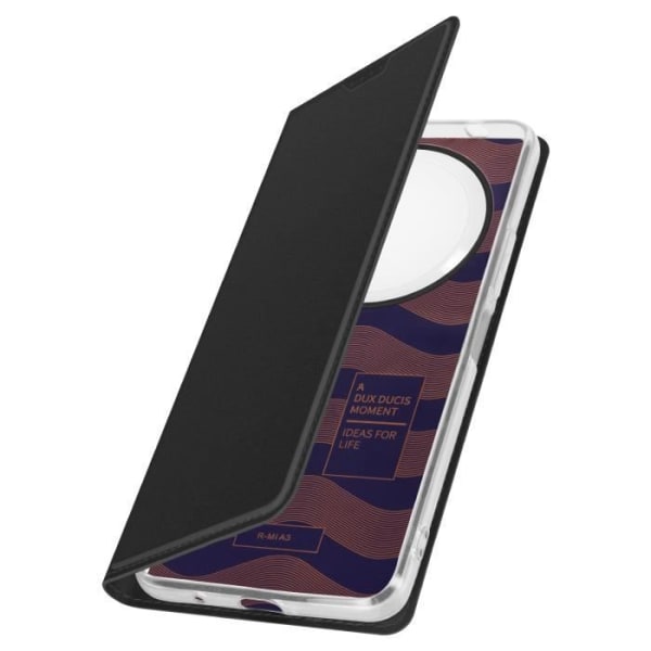 Taske til Xiaomi Redmi A3 - DUX DUCIS - Sort - Flip Card Holder Video Support Svart