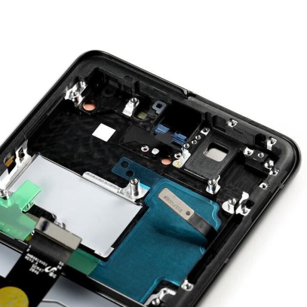 Komplet Block Galaxy S21 Ultra LCD skærm Touch Glas Original Samsung sort