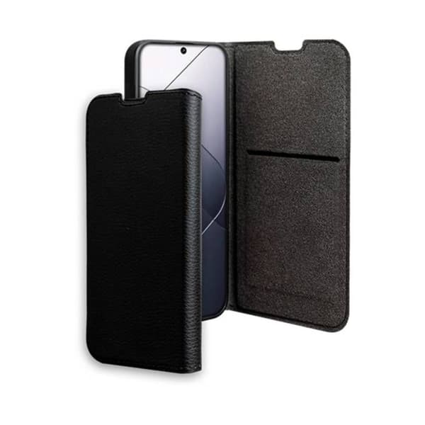 Étui Folio - BigBen Connected - Redmi Note 14 4G - Ställfunktion - Kortficka - Svart Svart