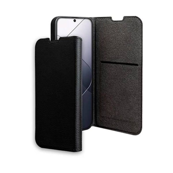 Étui Folio - BigBen Connected - Redmi Note 14 4G - Tukitoiminto - Korttipidike - Musta Svart