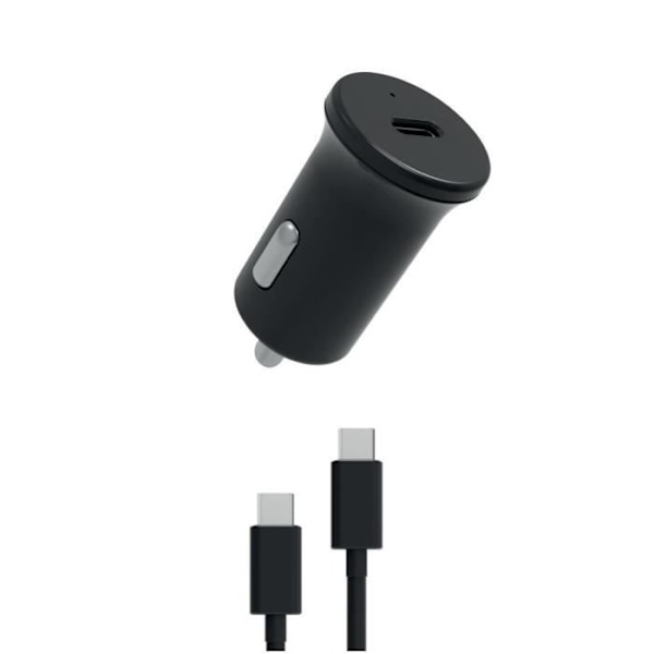 MYWAY PACK AUTOLATURI PD 20W + USB-C USB-C MUSTA Svart