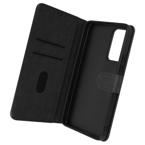 Fodral Xiaomi 12 Lite Flip Wallet Video Support Funktion svart