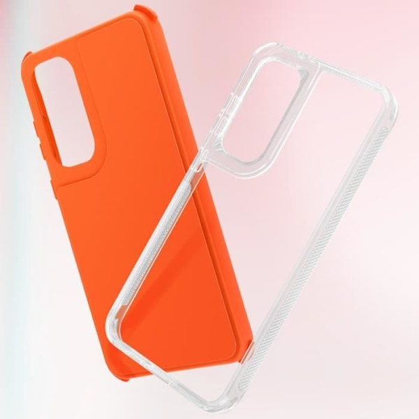Coque Bumper - AVIZAR - Samsung Galaxy S24 FE - Stødabsorberende - Forstærkede hjørner - Letvægts Orange