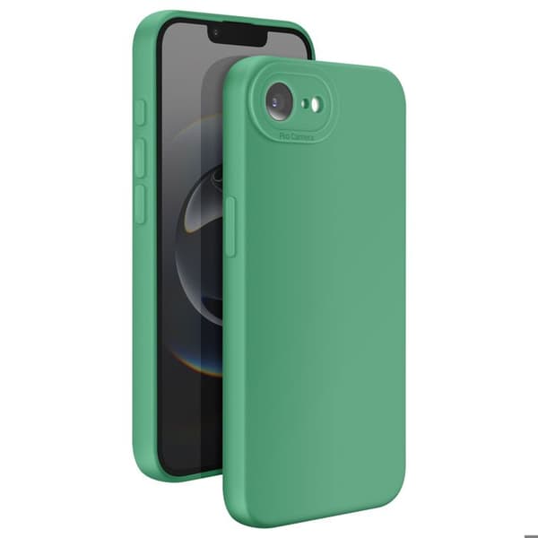 Coque - Silikon - iPhone 16e - Mjuk - Grön - Slät Yta Grön