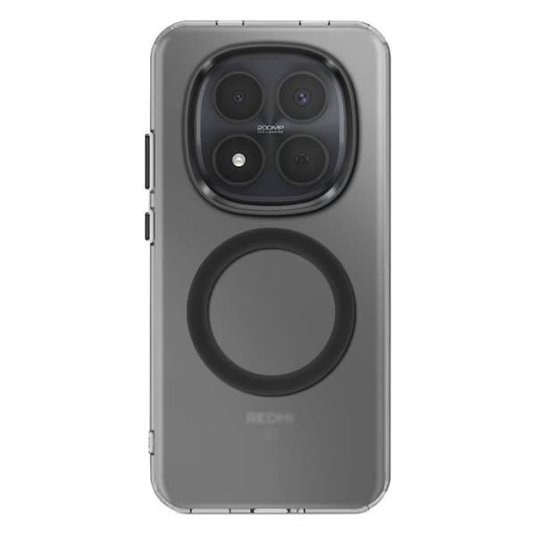 Cover til Redmi Note 15 Pro 5G Forstærket Kompatibel med MagSafe Tilbehør Sort Svart