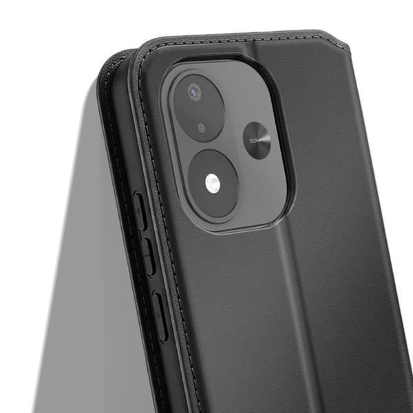Flipfodral för Redmi Note 17 Ställfunktion Classic Edition Svart Svart