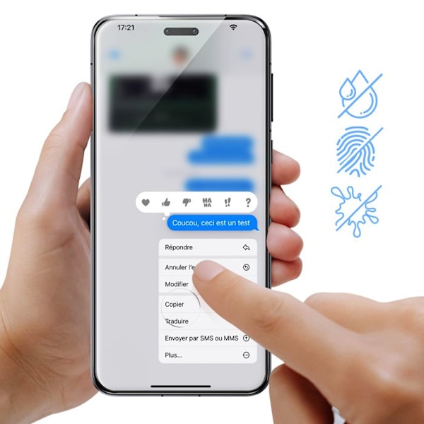 Härdat Glas för Honor Magic 7 Pro Hårdhet 9H Full Lim 5D Transparent Vit